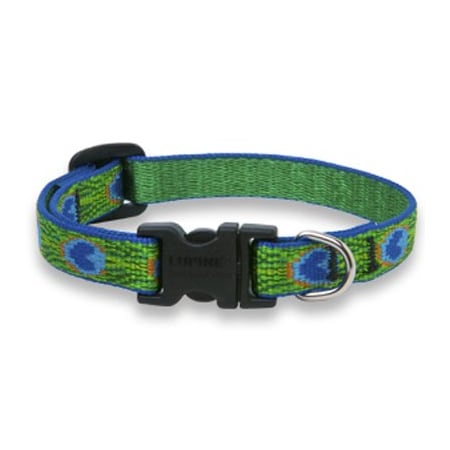 Lupine Adjustable Collar Original Designs Multicolor Tail Feathers Nylon Dog Multicolor 32634